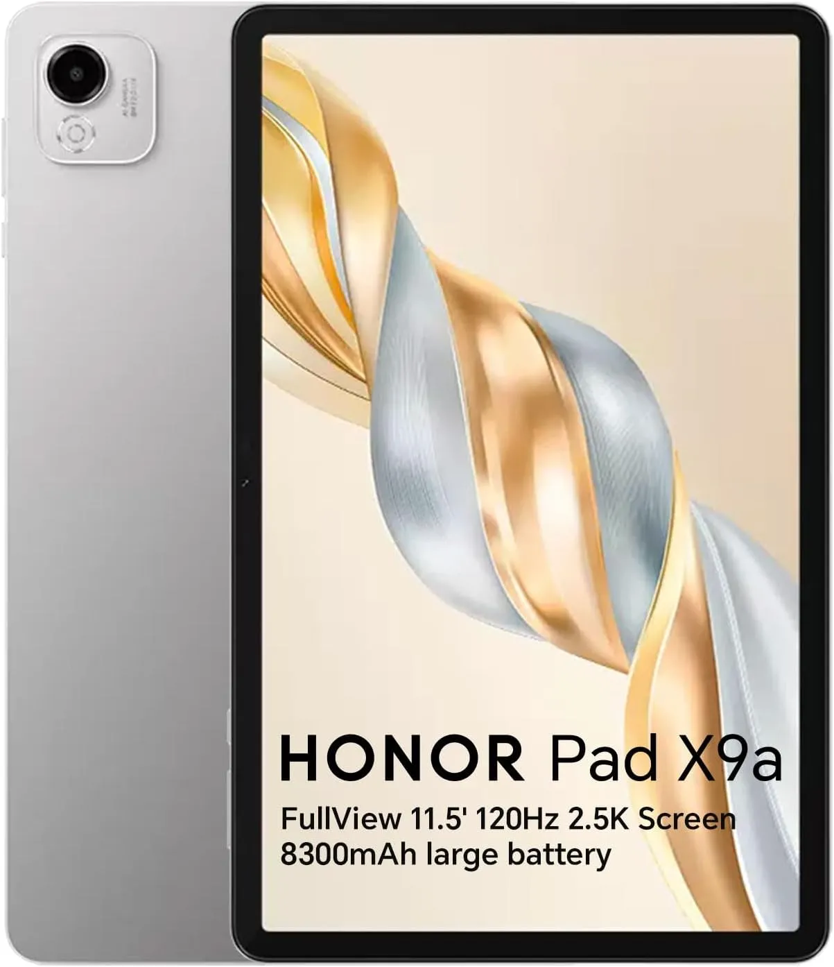 Honor Pad X9a tablet in silver with 11.5-inch 2.5K display